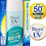 Крем с СПФ Biore UV Aqua Rich Watery Essence Face Superb sunscreen SPF 50‎ Корея